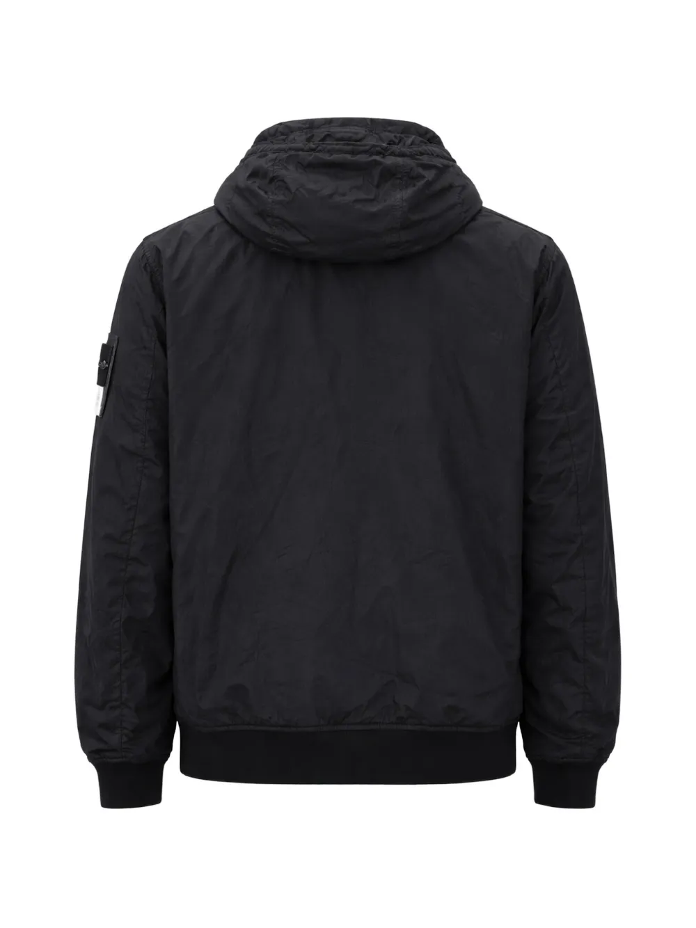 Stone Island Bomberjack met capuchon Zwart