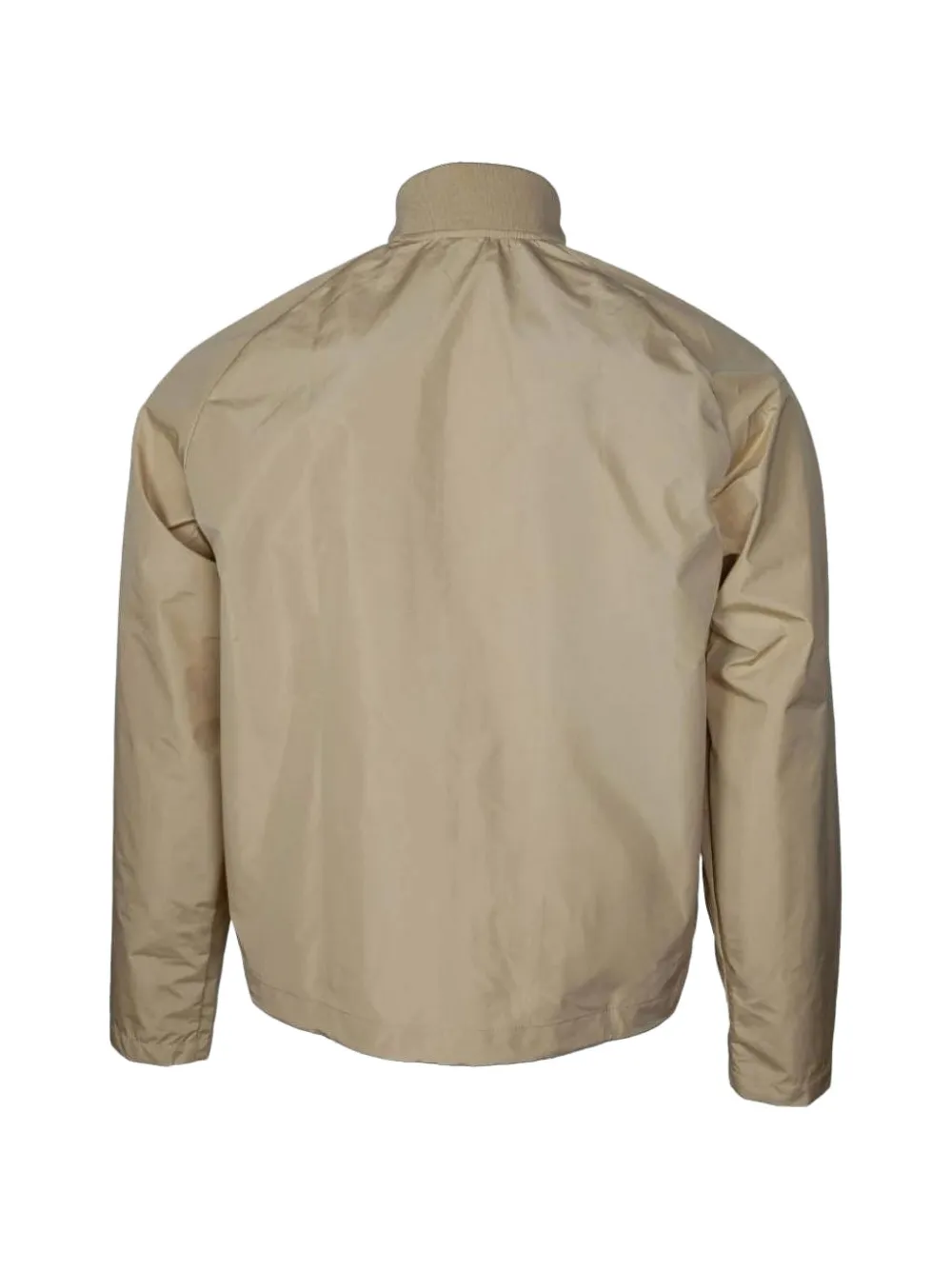 Ribbed-Collar Jacket