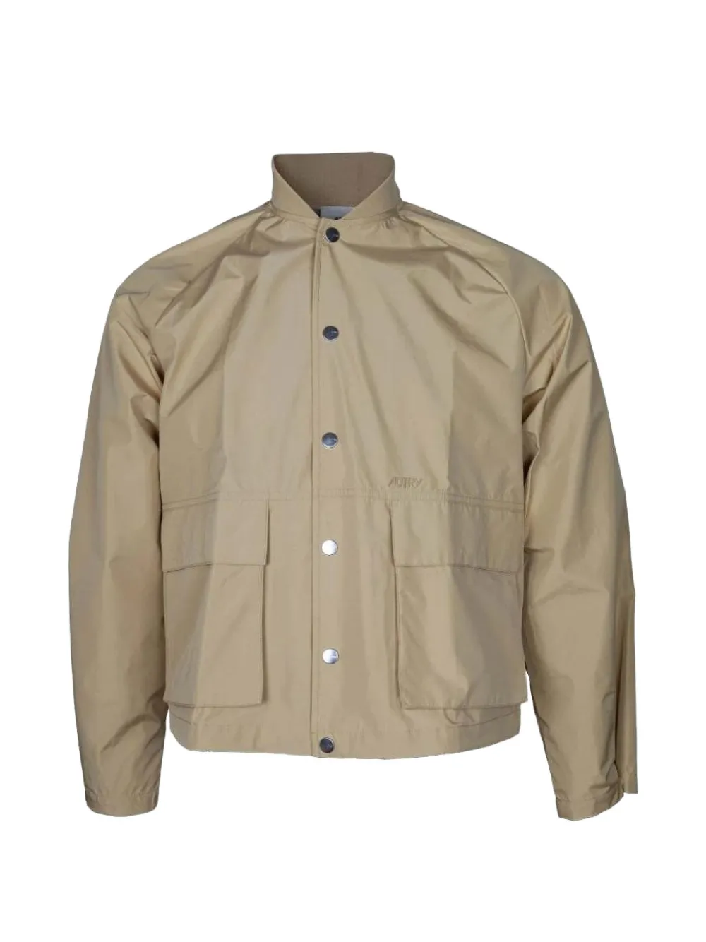 Autry ribbed-collar jacket - Toni neutri