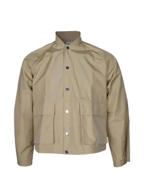 Autry ribbed-collar jacket