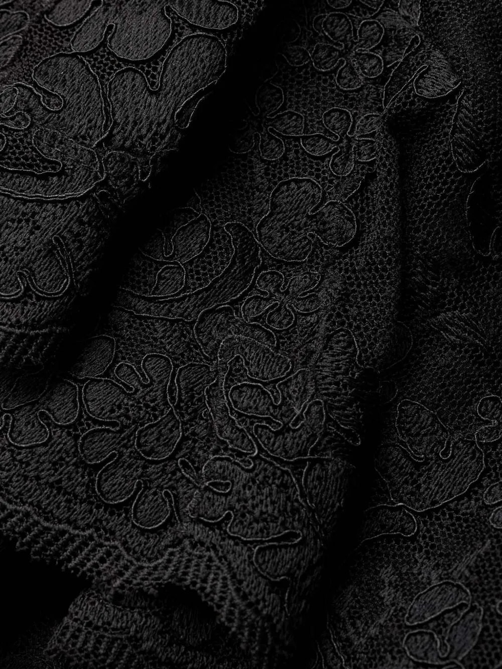 ZIMMERMANN Blouse met ruches en kant Zwart