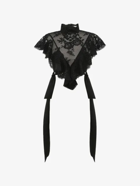 ZIMMERMANN lace ruffled blouse