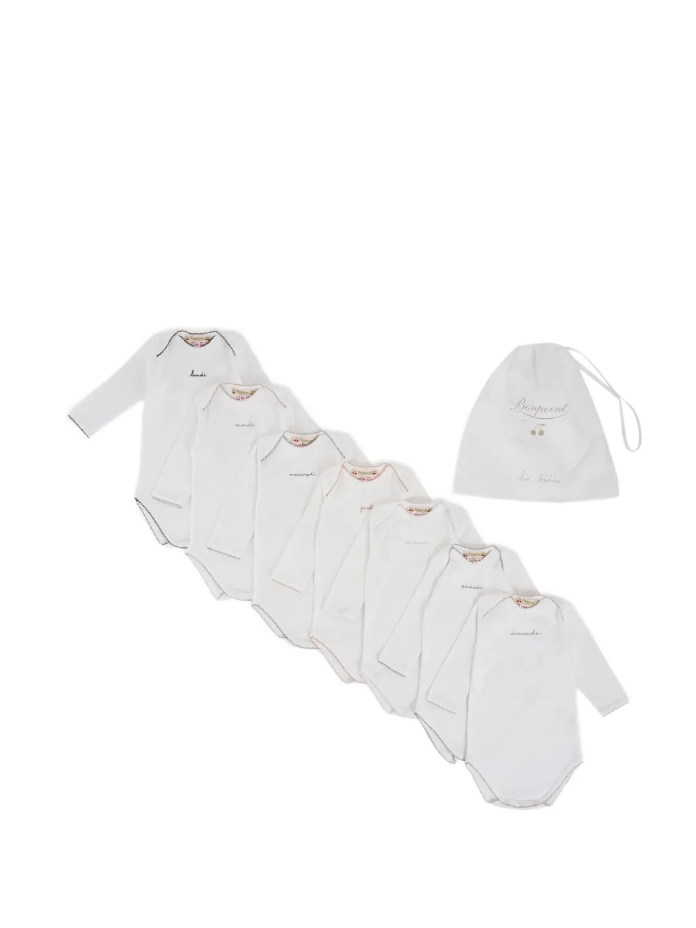 Bonpoint The Birth Geschenk-Set (9er-Set) - Weiß