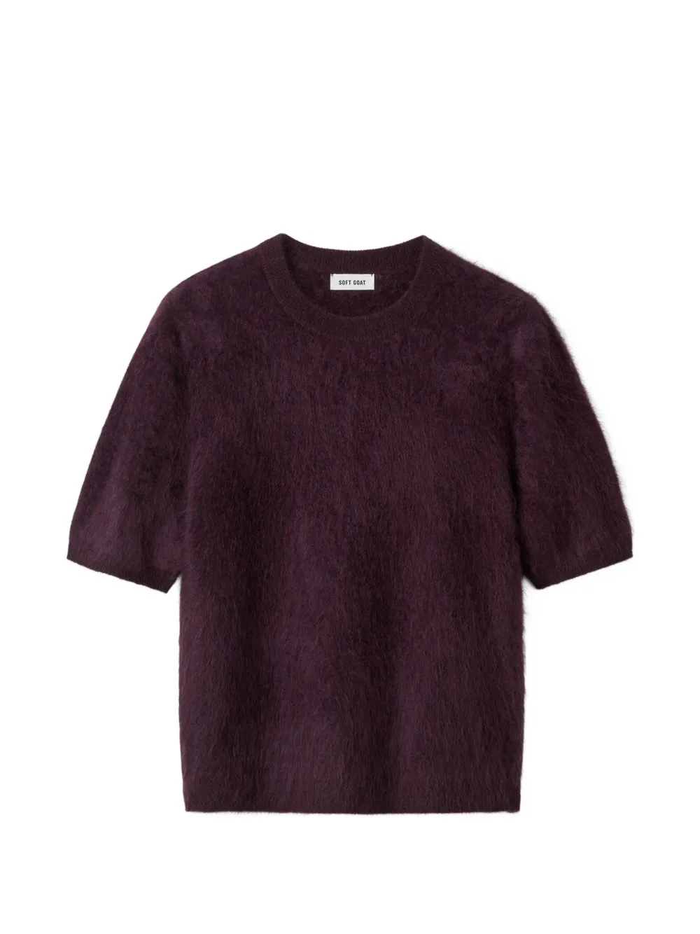 Soft Goat short-sleeve T-shirt - Viola
