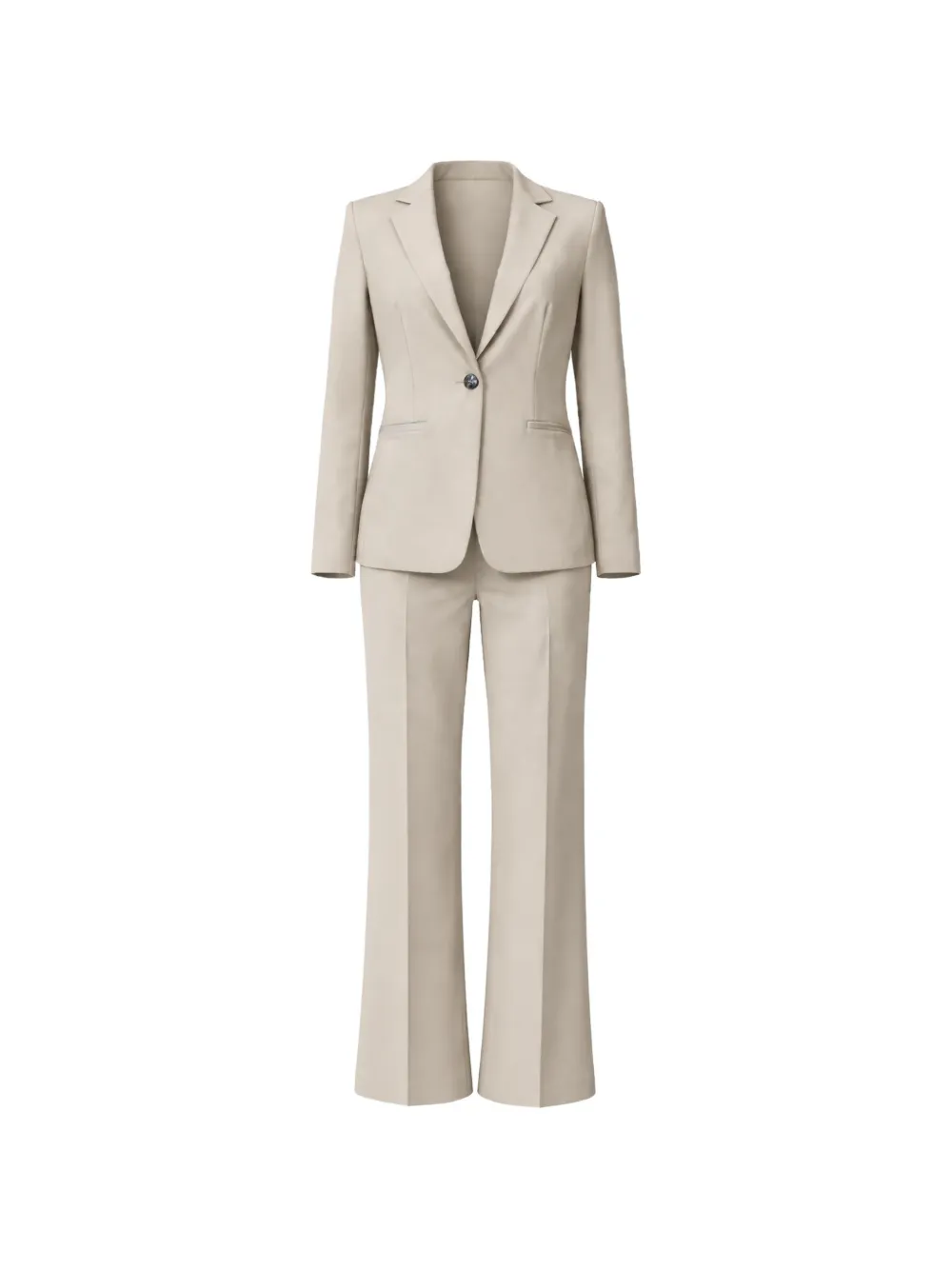 Marella single-breasted suit - Nude