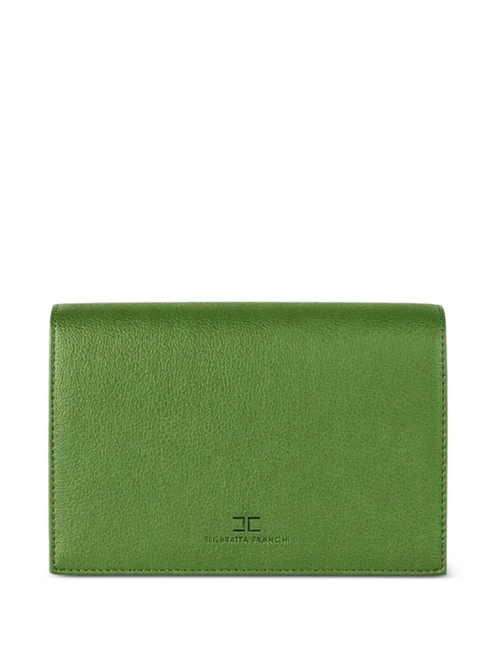  Elisabetta Franchi Logo-plaque Chain-strap Shoulder Bag - Green 