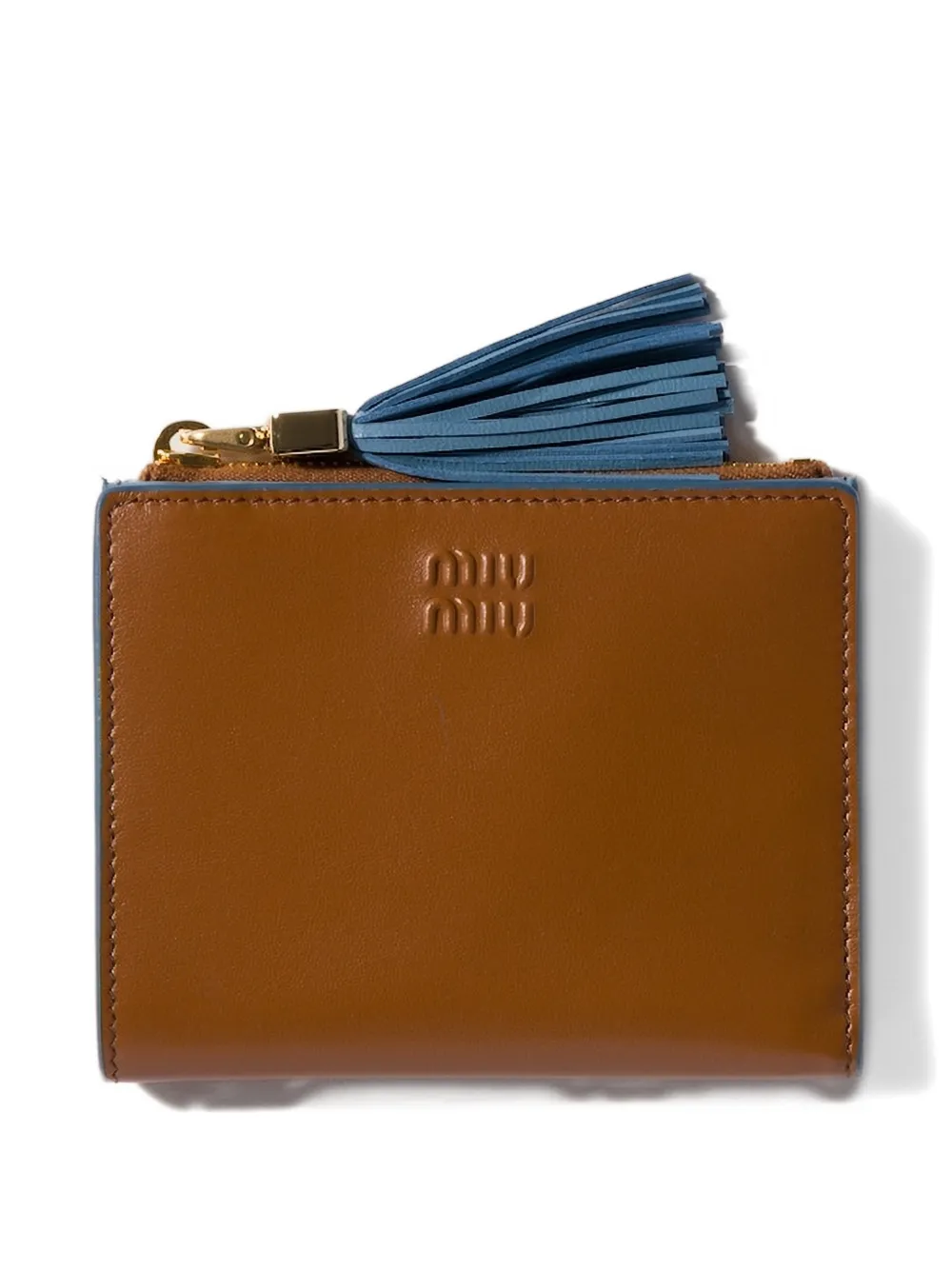 Miu Miu small leather wallet - Marrone