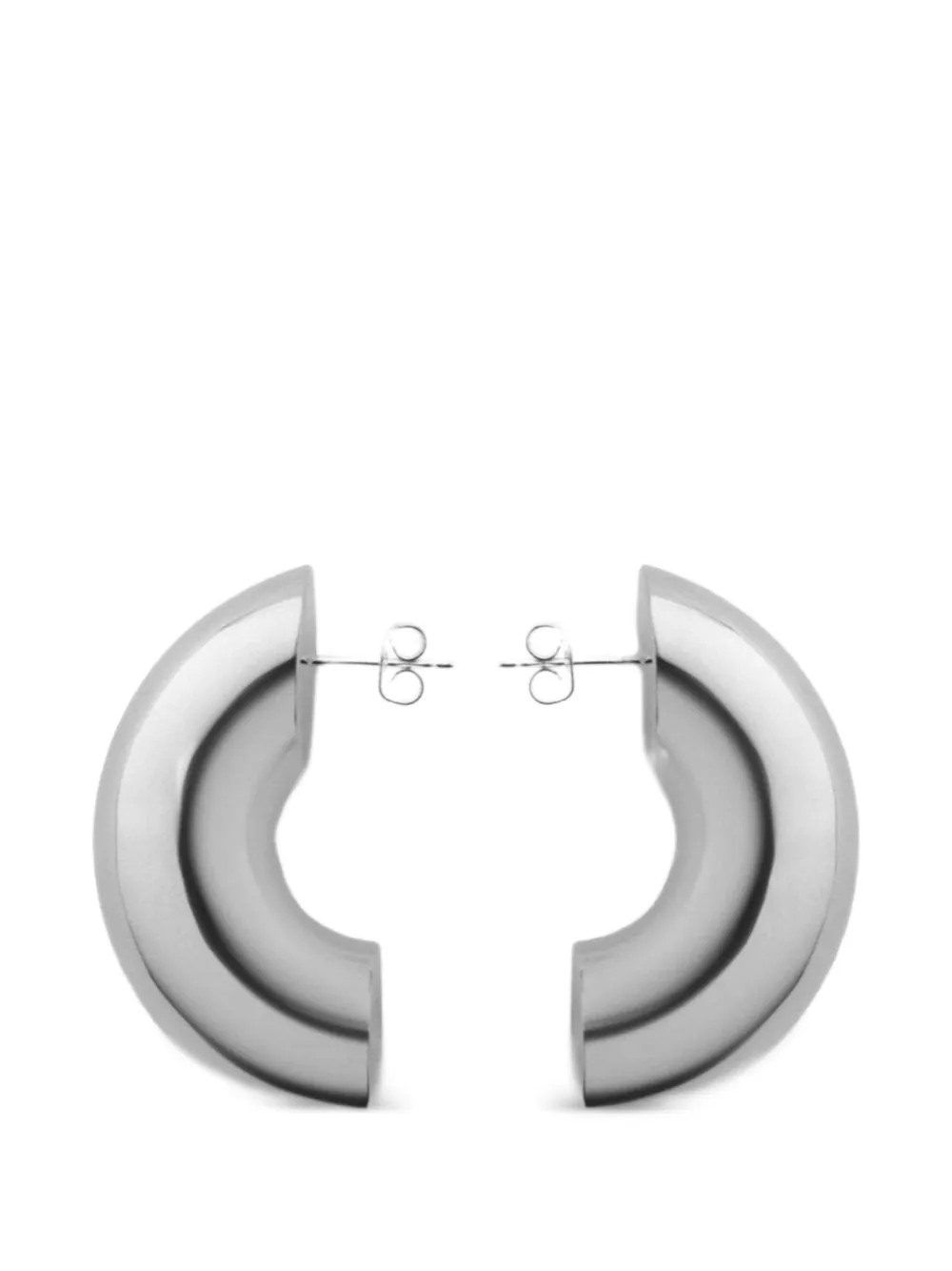 éliou chunky hoop earrings - Argento