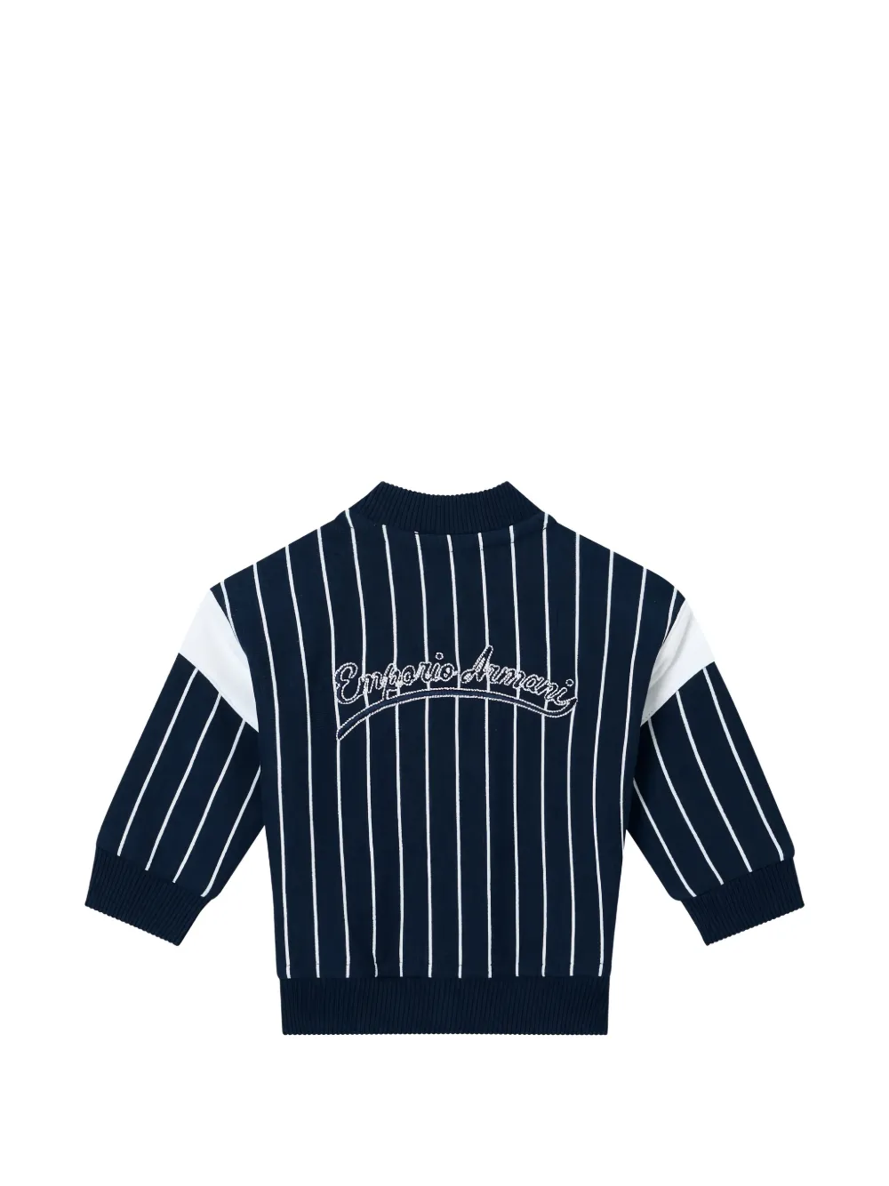Logo-Print Button-Up Sweatshirt