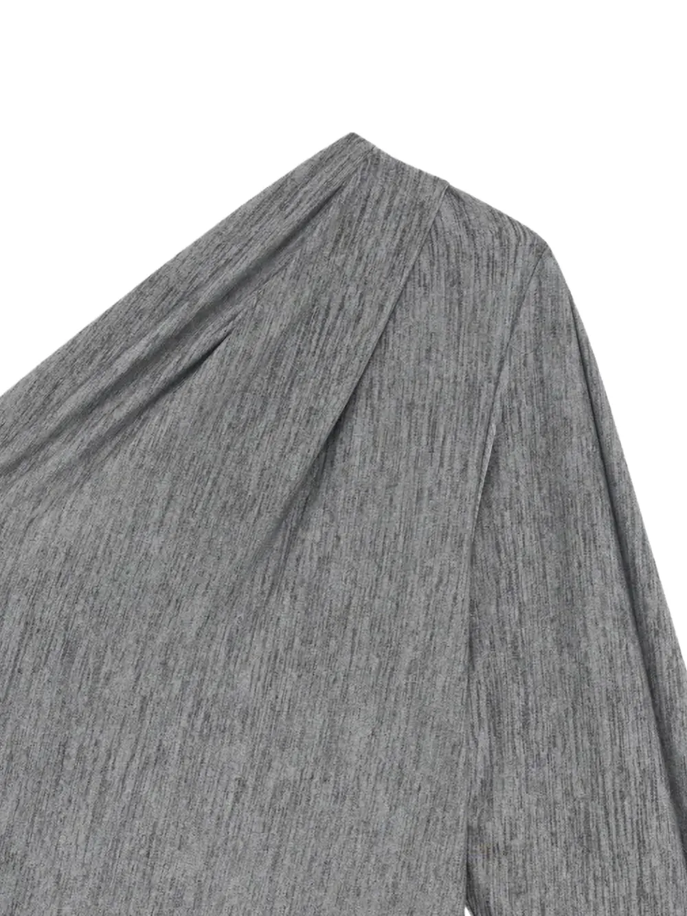 IRO Asymmetrische gesmockte blouse Grijs