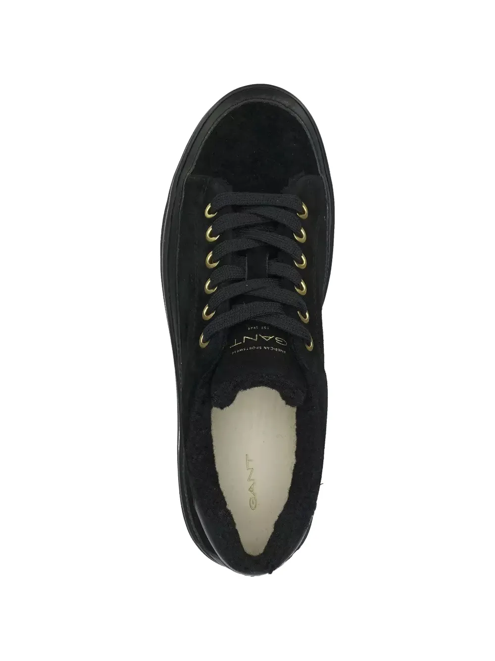 Gant lace-up platform sneakers Zwart