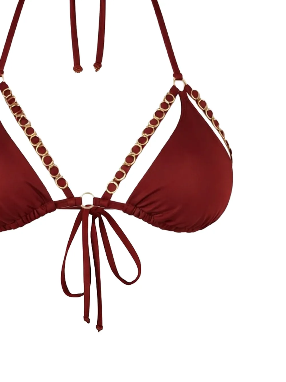  Mazzei Chain Triangle Bikini - Red 