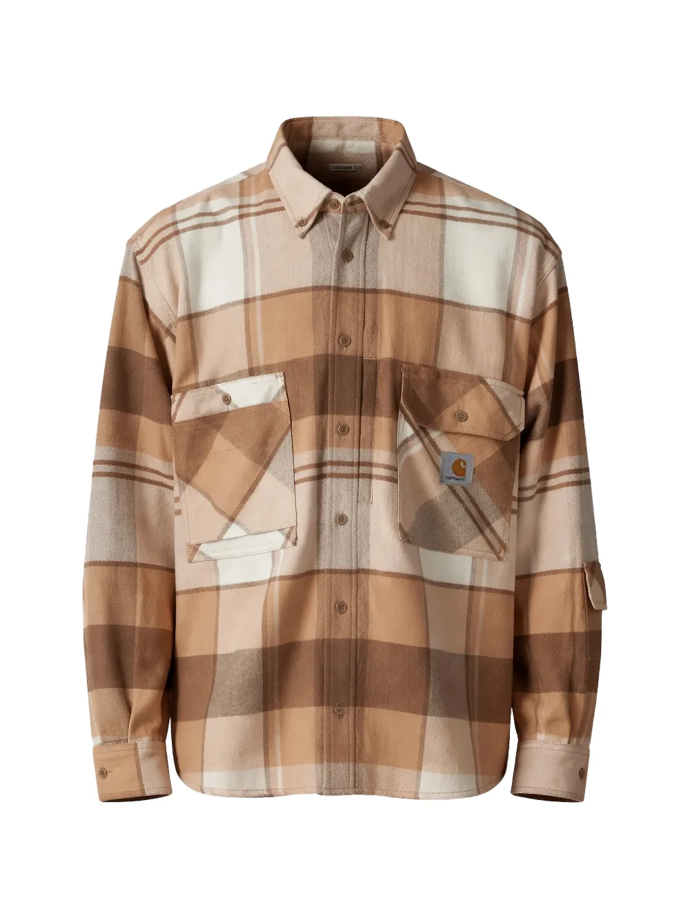 Carhartt WIP plaid pocket shirt - Braun