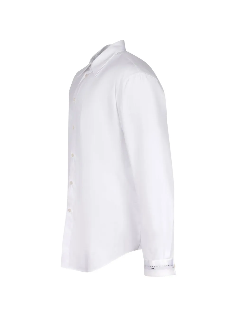  Msgm Buttoned Long-sleeve Shirt - White 