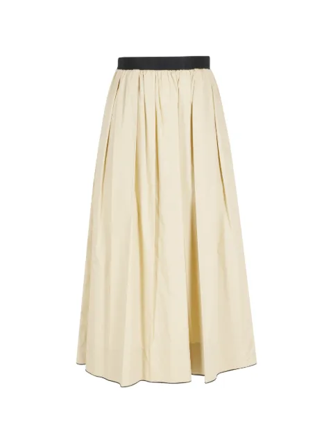 Tela pleated maxi skirt