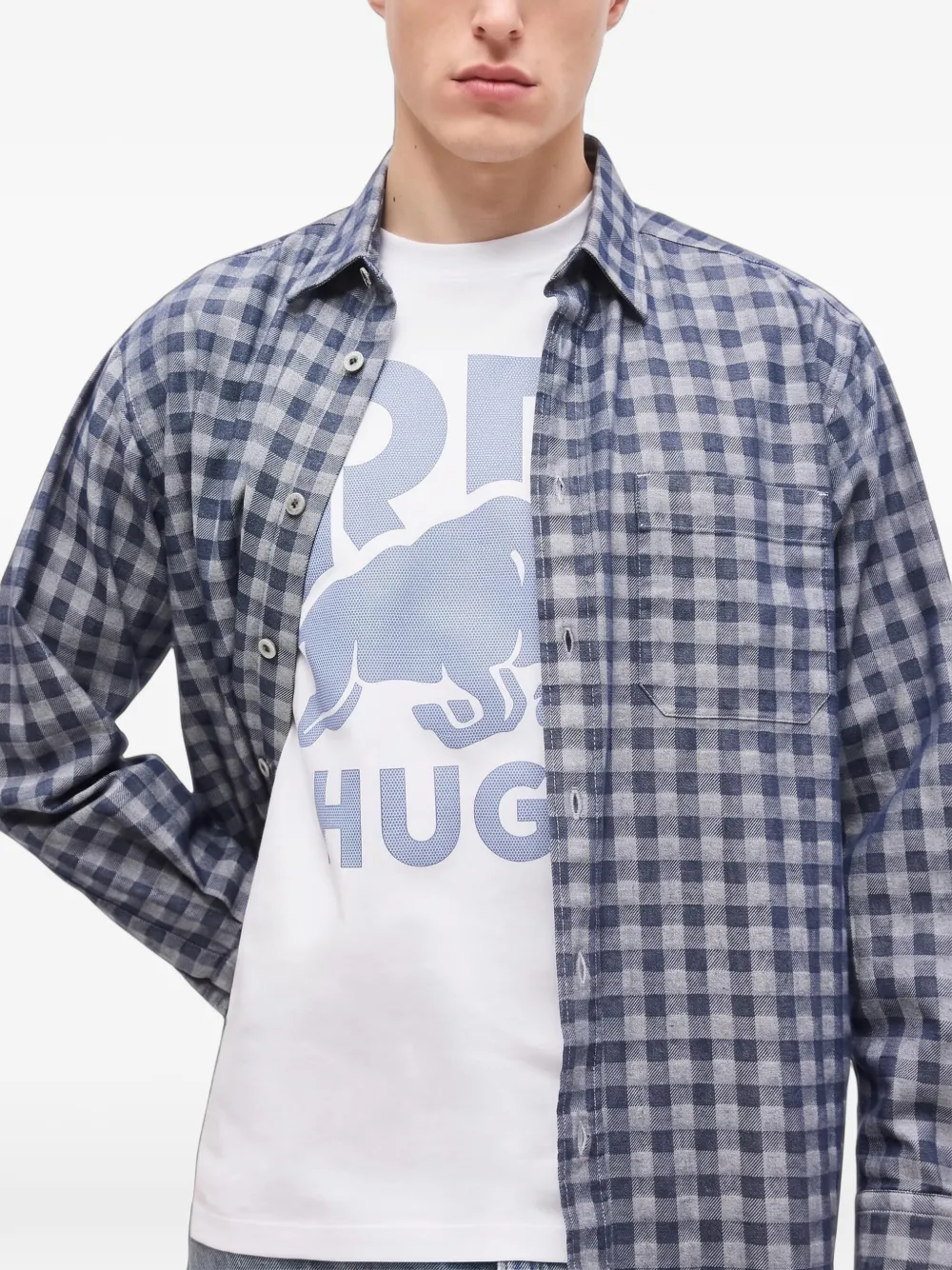 HUGO x Racing Bulls Dlix short-sleeve T-shirt Wit