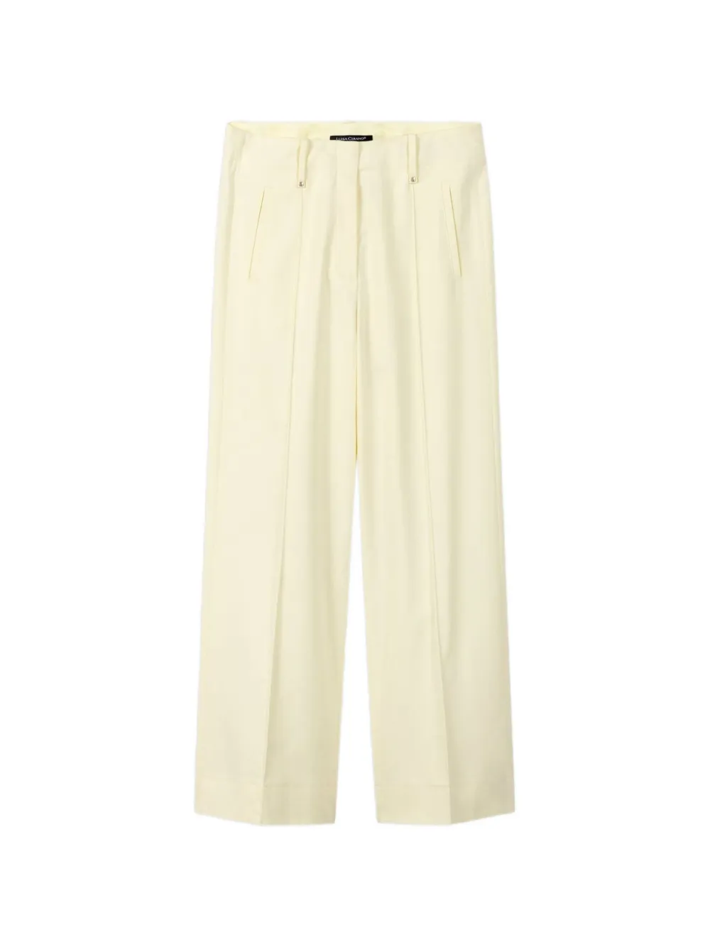 Luisa Cerano pleated trousers - Giallo