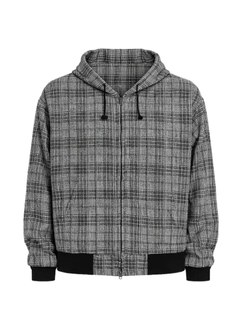 Needles hooded checked jacket