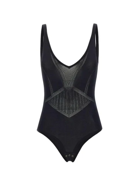Elisabetta Franchi body con cuello en V