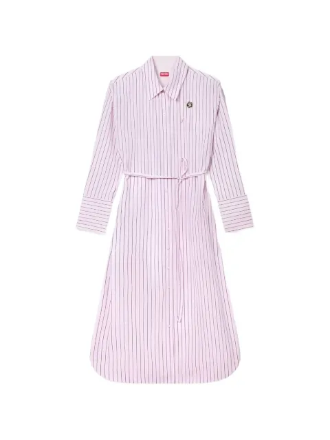 Kenzo pin striped shirt midi dress