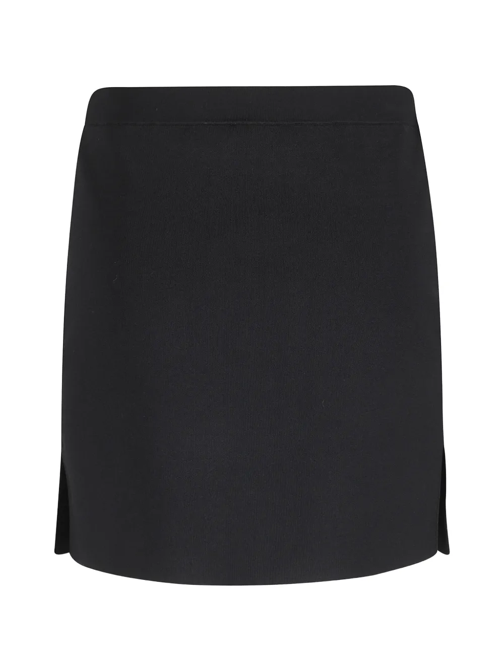 Alexander Wang Mini-rok met logo Zwart