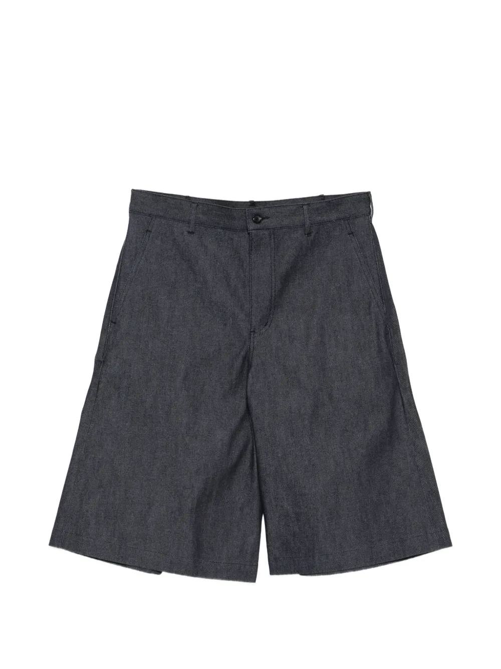 Black Comme Des Garçons belt-loops trousers - Blu