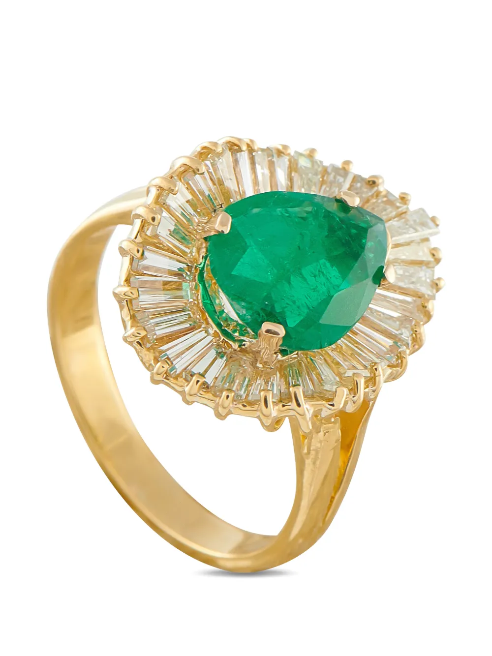 LB Exclusive diamond and emerald ring - Oro