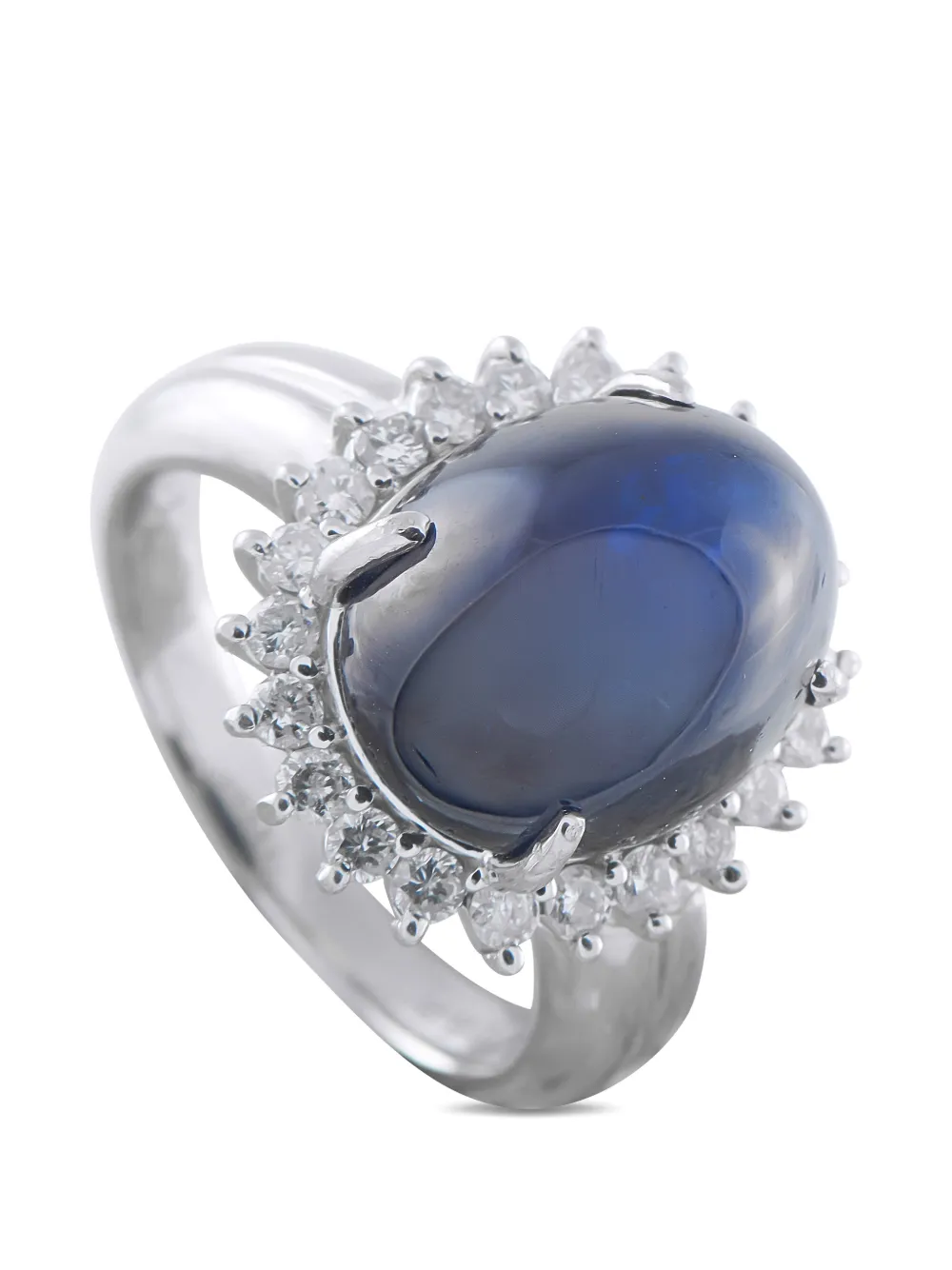 LB Exclusive diamond and sapphire ring - Argento