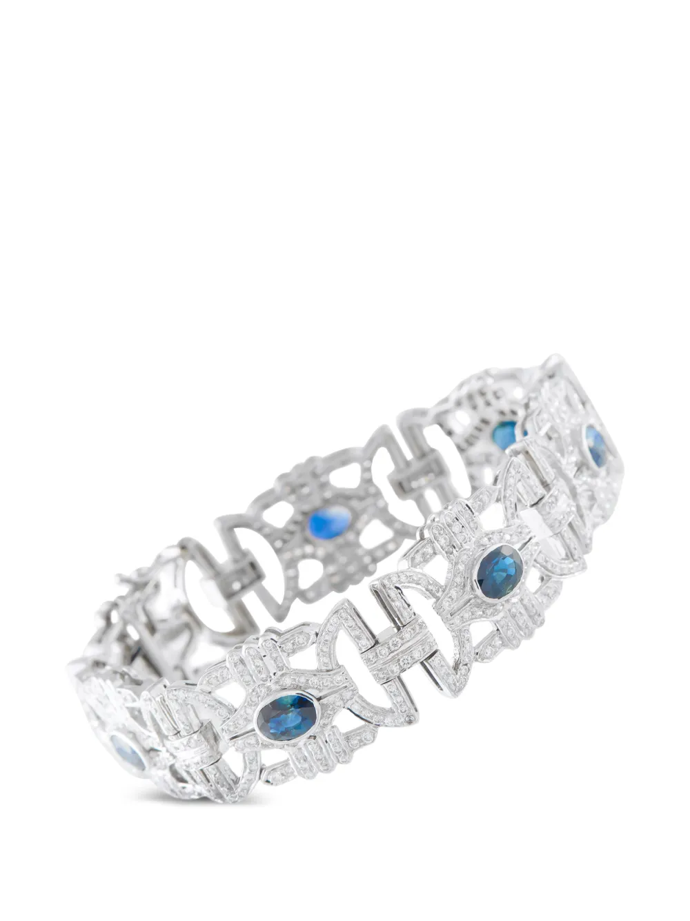 LB Exclusive diamond and sapphire bracelet - Argento