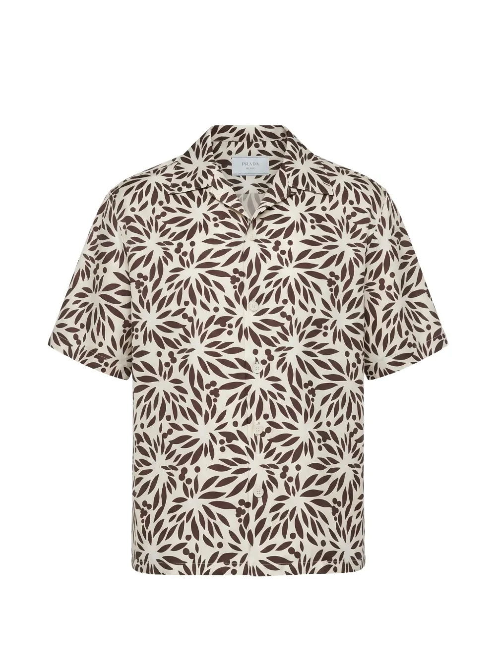 Prada floral-print shirt - Toni neutri