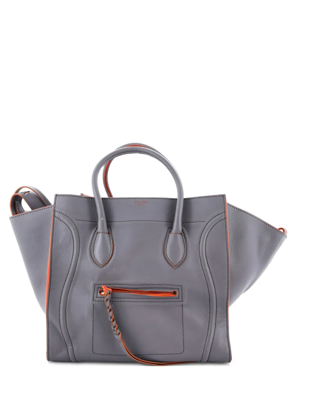 Celine Pre-Owned Phantom Bag Smooth Leather Medium tote bag - Grigio