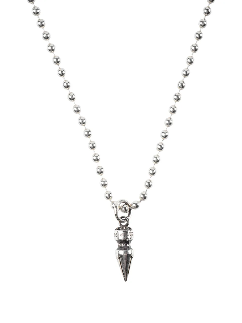 Chrome Hearts Rivet Bullet "Silver" necklace - Silber