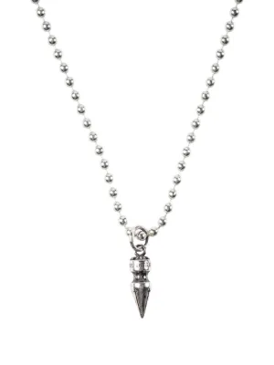 Chrome Hearts グリッタークロスペンダント ネックレス | ブラック