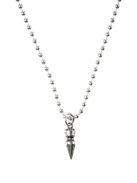 Chrome Hearts Rivet Bullet "Silver" necklace