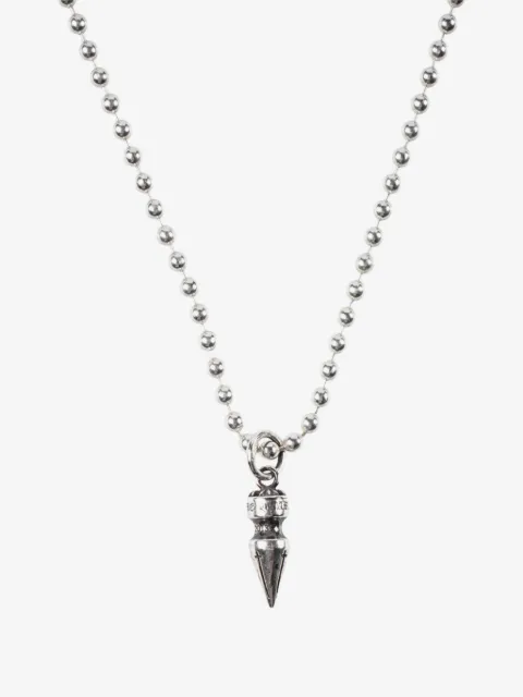 Chrome Hearts Rivet Bullet "Silver" halskæde
