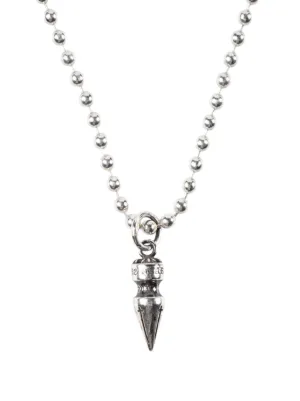 Pendentif Chrome Hearts Petit Poignard Avec Coeurs Chromés - #5 - Occasion