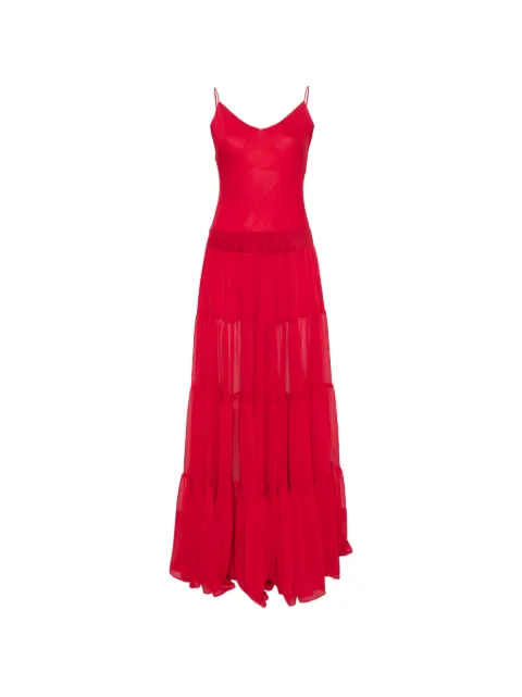 ARCINA ORI Delphina tiered maxi dress