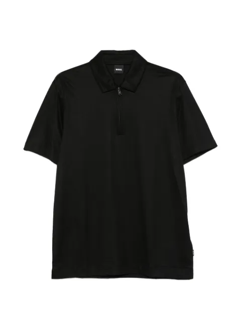BOSS zip polo shirt