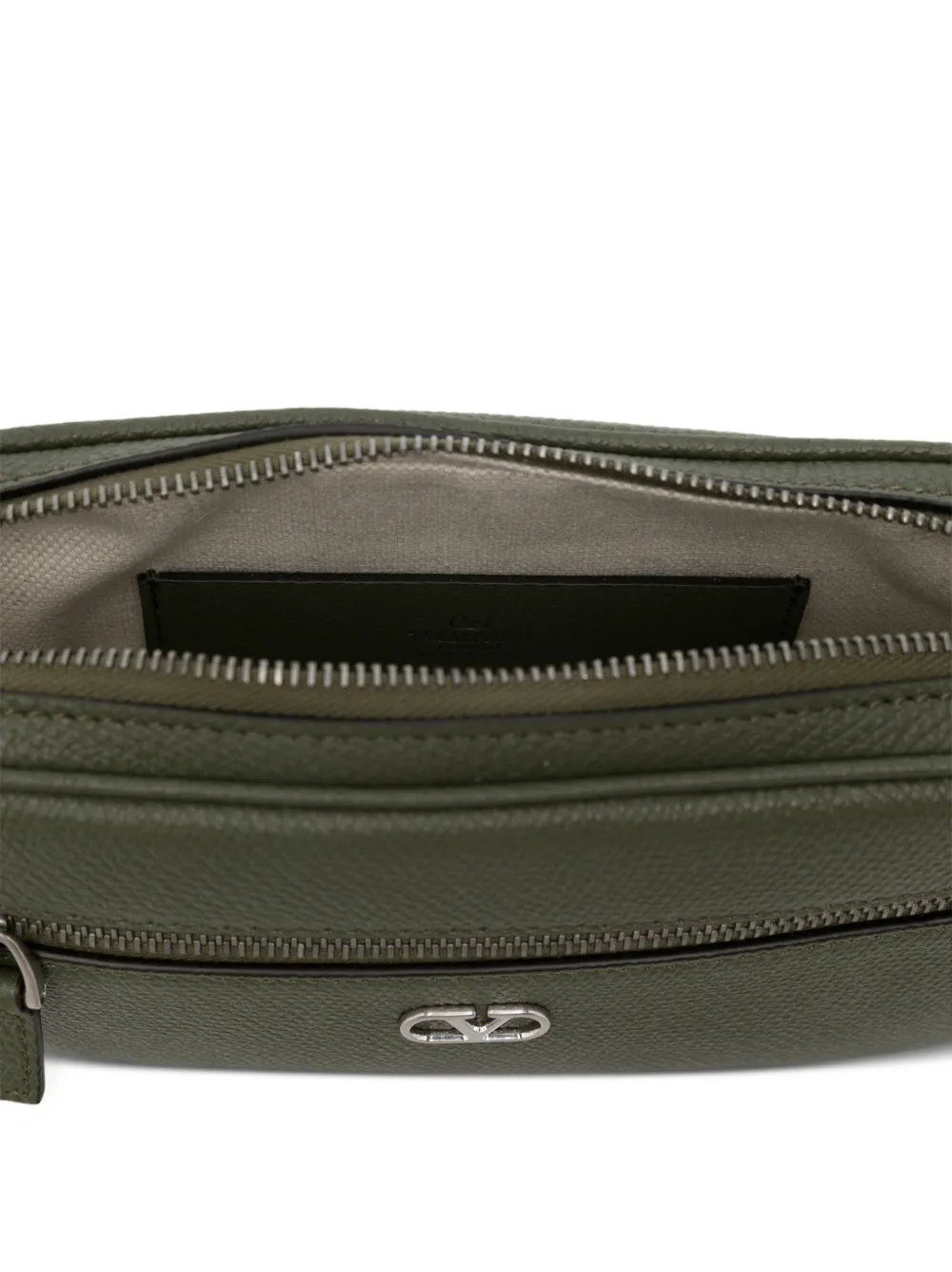 Valentino Garavani VLogo Signature leren schoudertas Groen