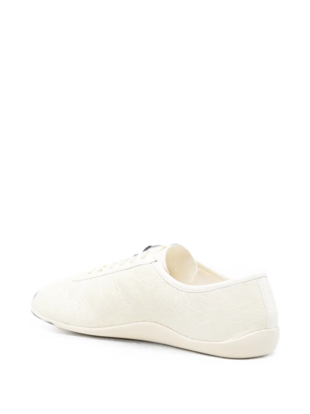 The Row Clement leather sneakers Beige