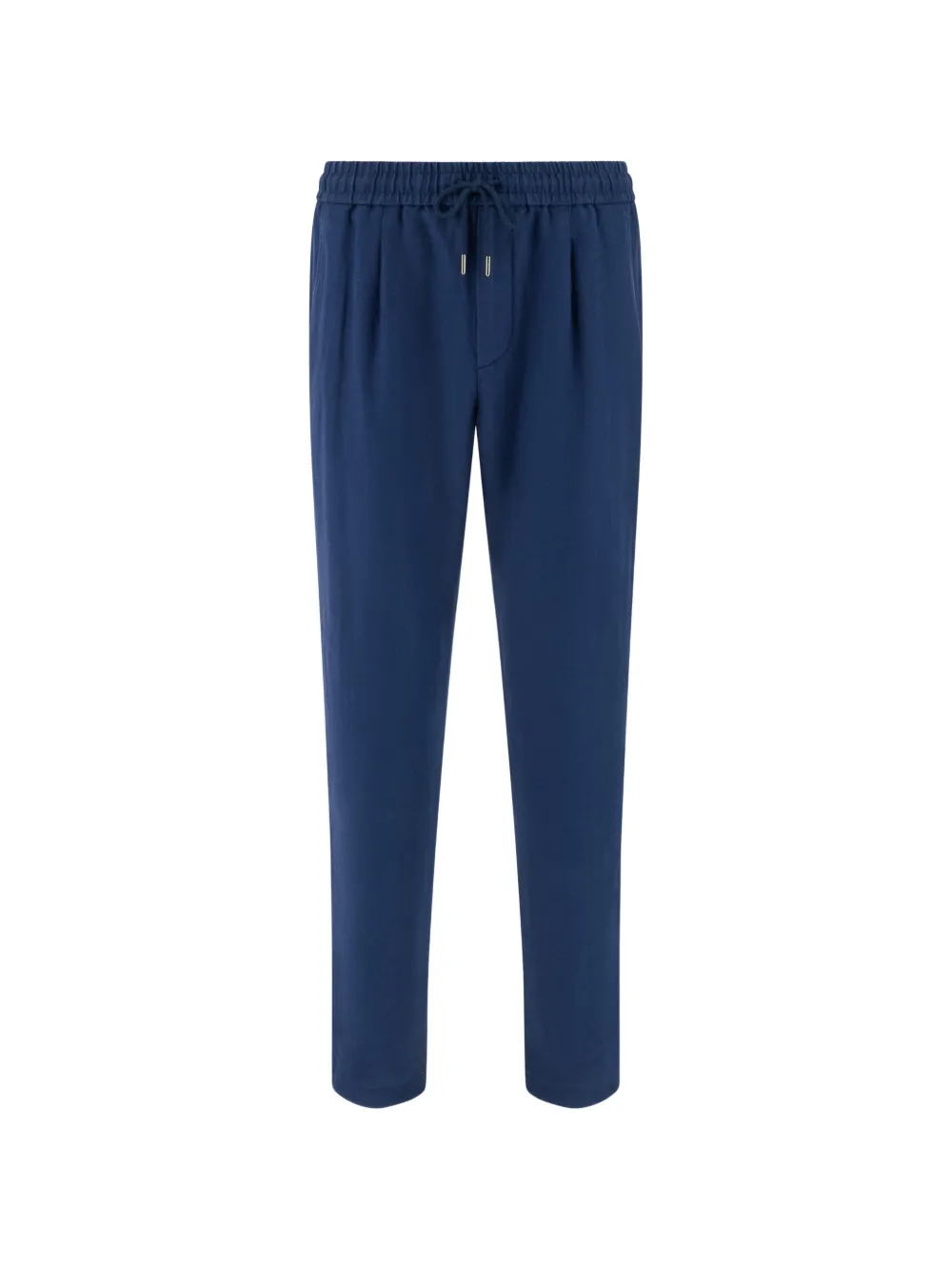 Boggi Milano City drawstring linen trousers - Blu