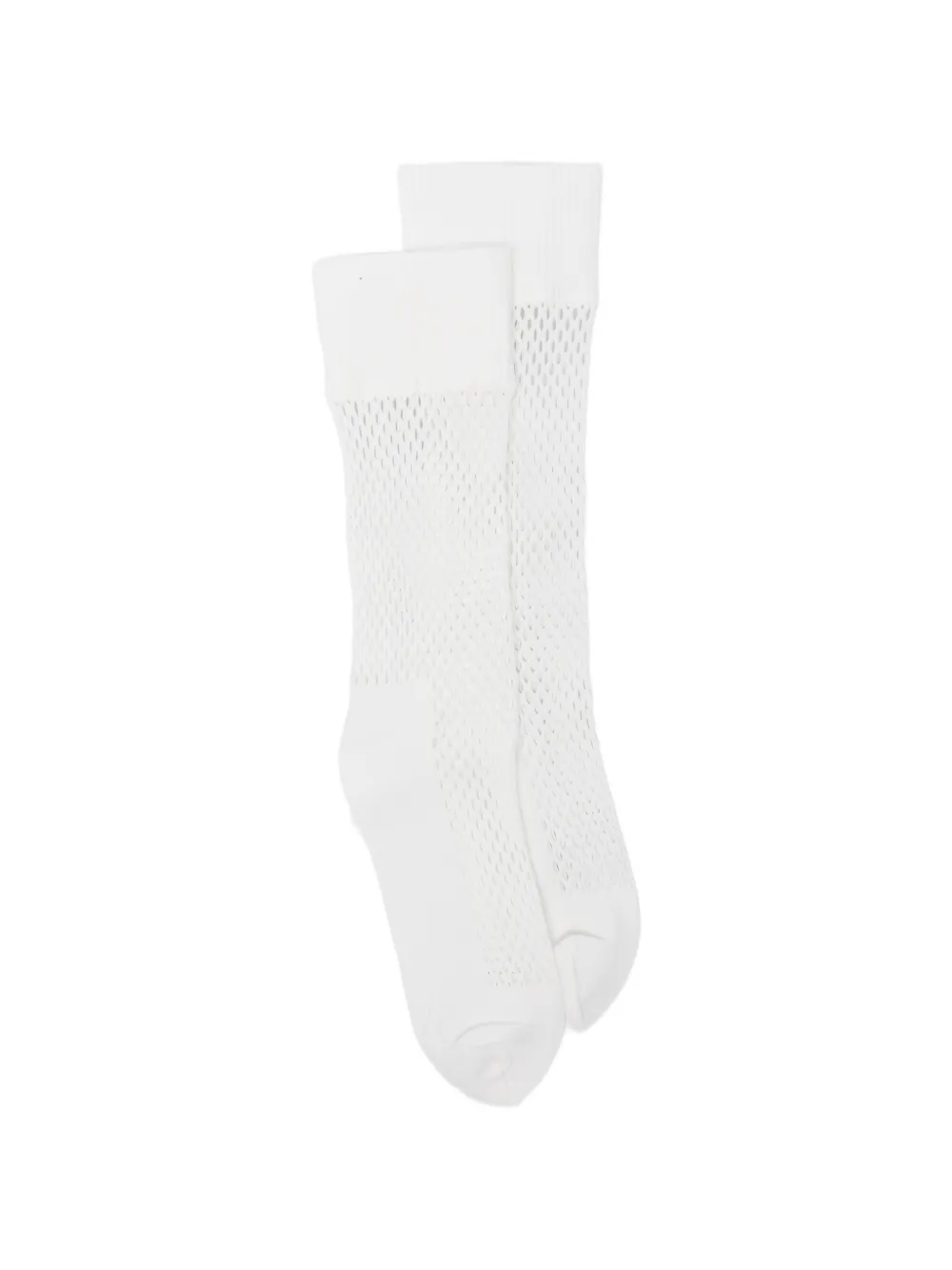 Comme des Garçons Homme Plus ribbed-detail socks - Bianco