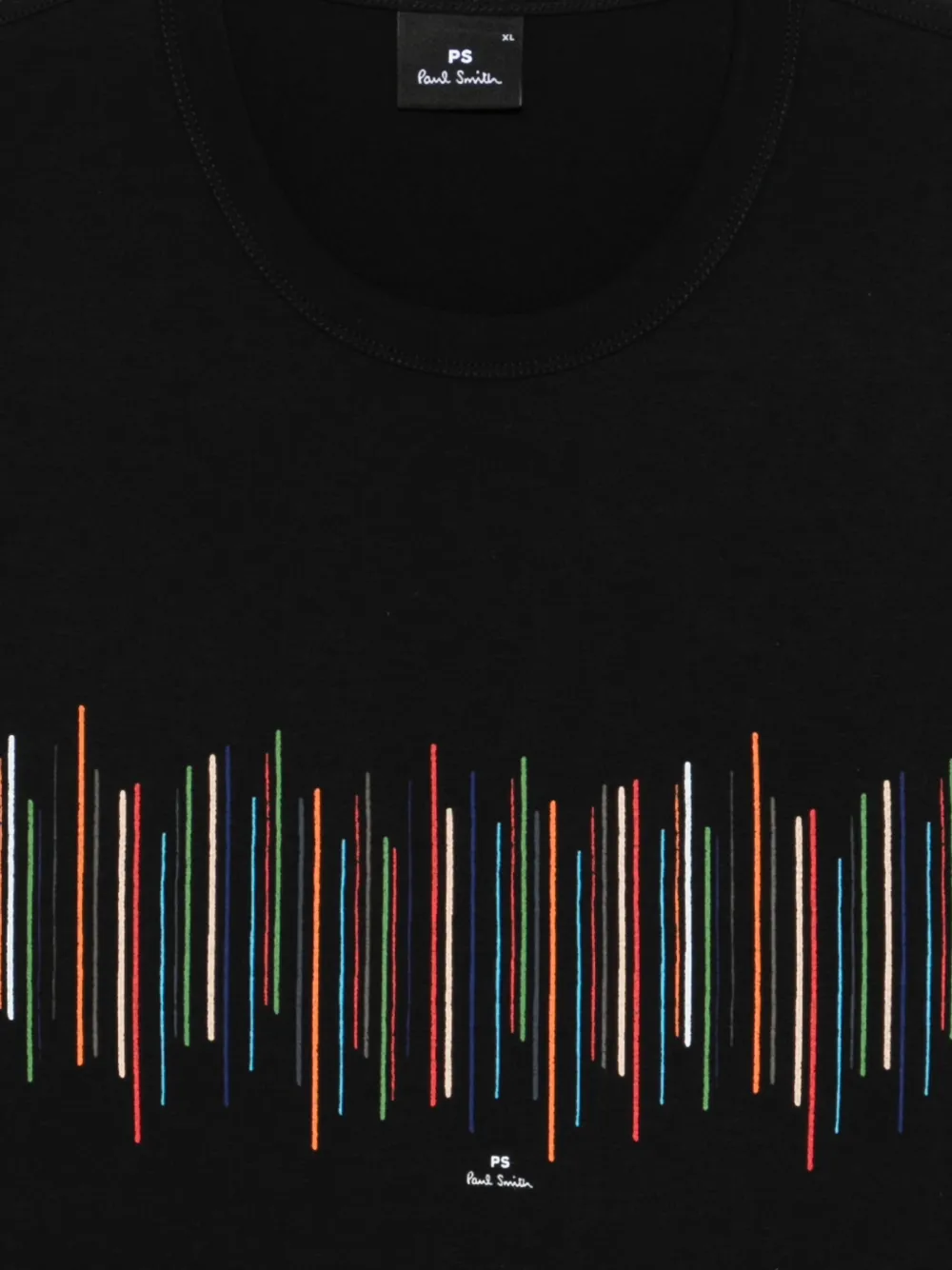 Paul Smith Gestreept T-shirt Zwart