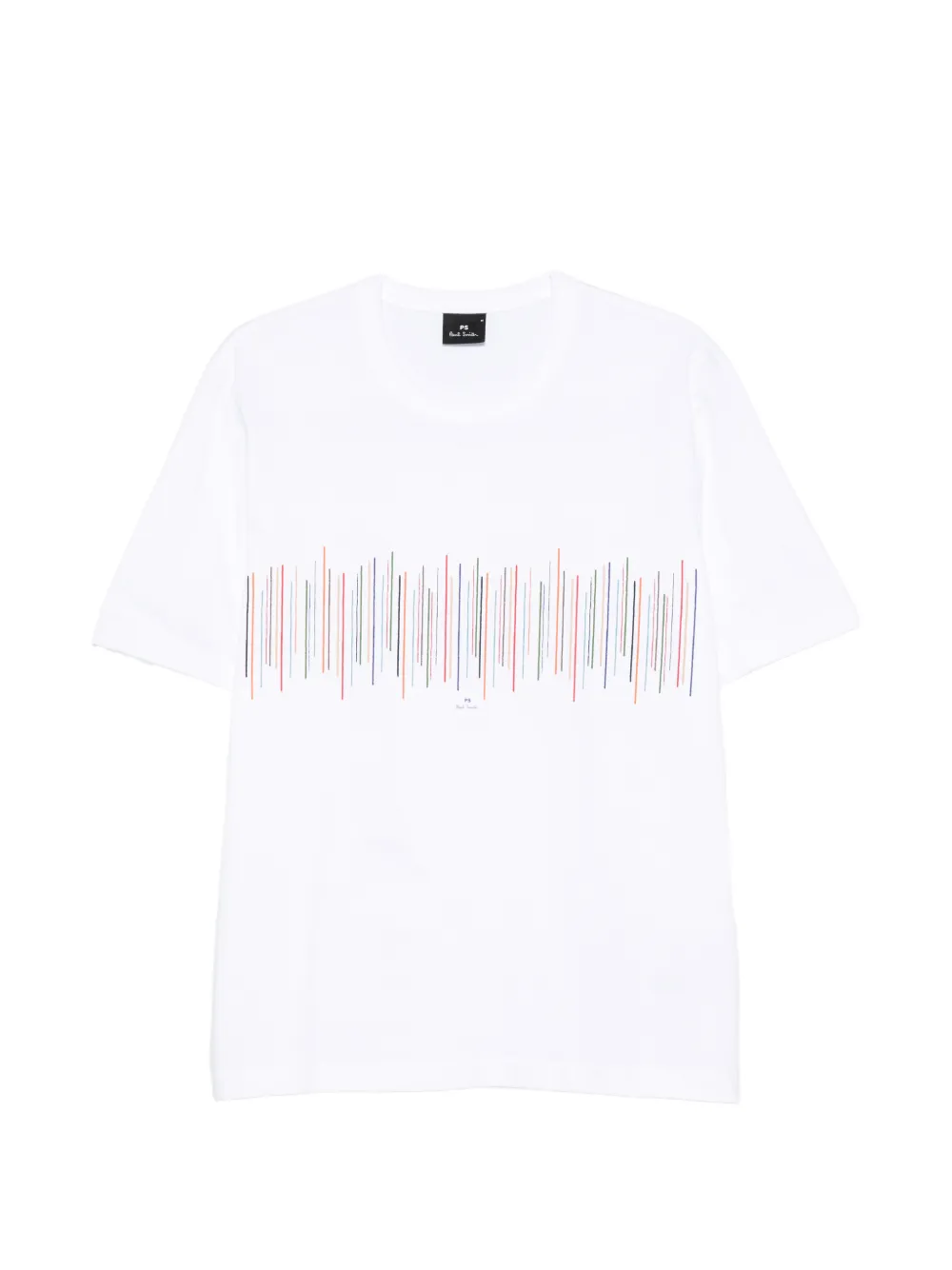 Paul Smith line-print T-shirt - Bianco