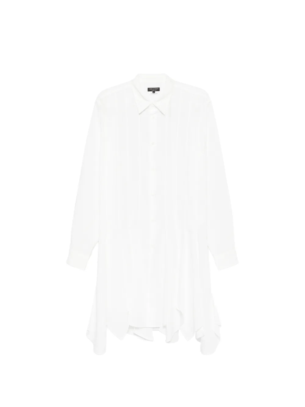 Comme des Garçons Homme Plus panelled shirt - Weiß