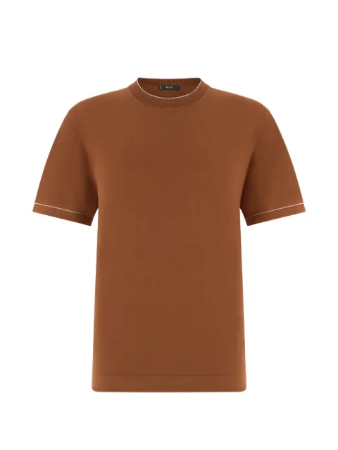 Boggi Milano cotton crêpe knit T-shirt