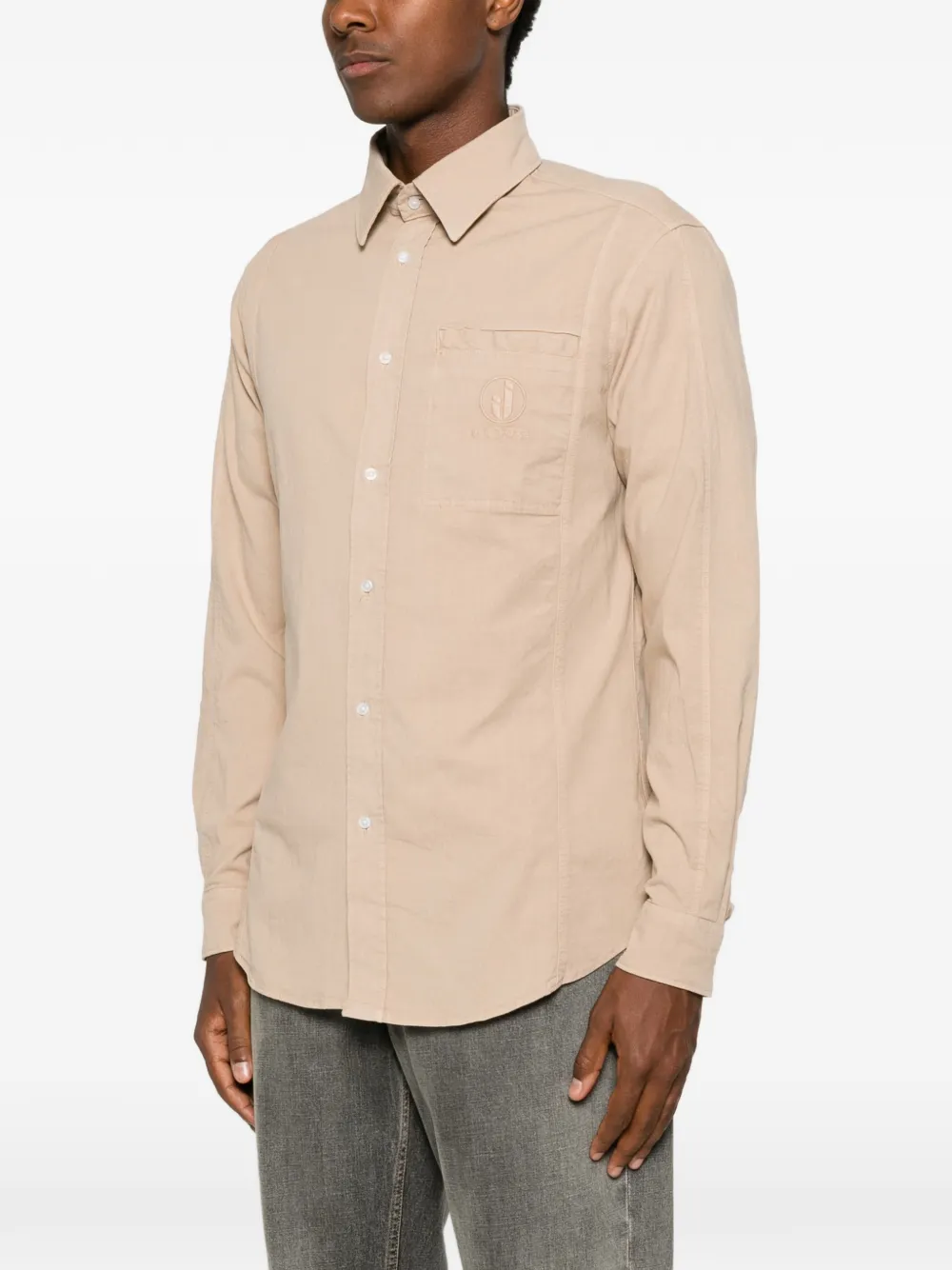 Iceberg T-shirt met geborduurd logo Beige