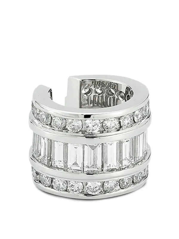 Mateo Diamond Ear Cuff in Silver