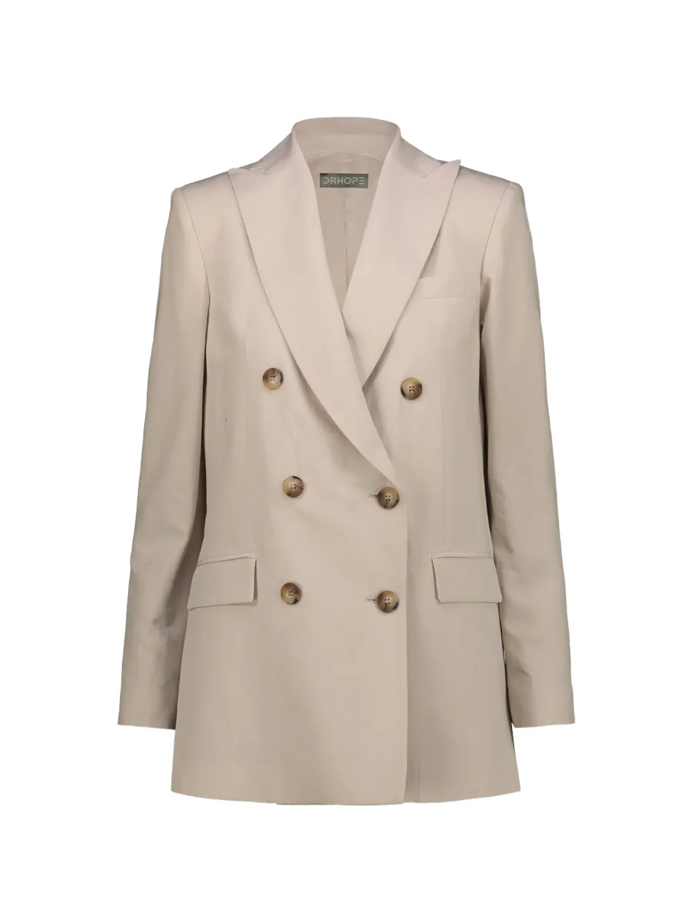 DRHOPE double-breasted blazer - Toni neutri