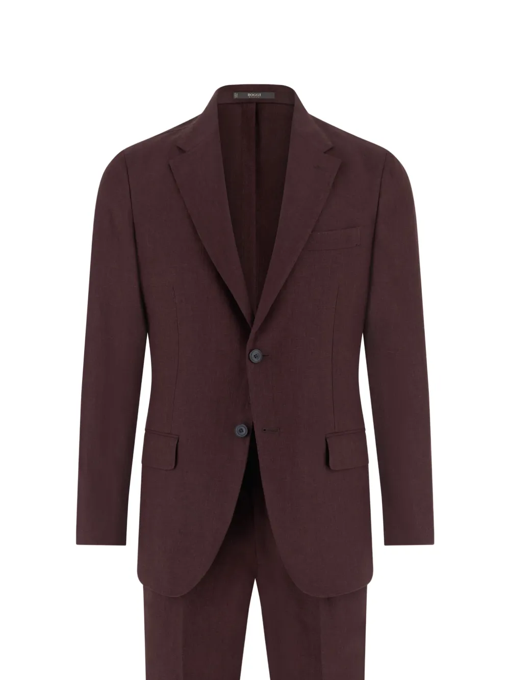 Boggi Milano Completo monopetto in lino - Viola
